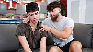 Young Stepson Gets Plowed by Stepdaddy's Big Cock - Dadperv